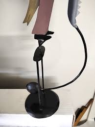 Vintage Balancing Pendulum Man with Hat and Saw Folk Art, 18 inches tall. | eBay