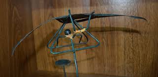 Metal Hang Glider Sculpture w/ Candle Holder | eBay