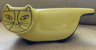 Vintage Mid-Century Baldelli Cat Bank Italian Ceramic Free Shipping | eBay