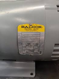 10 hp 3450 RPM 215JM 3 Phase TEFC Refurbished Baldor Motor ...