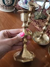 2 Sets Of Brass Candle Holders | eBay