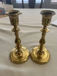 Vintage Ethan Allen Brass Candlestick Holder 7"h x 3.25"w | eBay