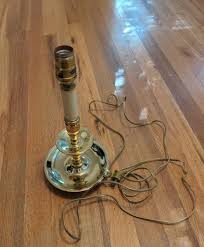 Baldwin Brass Colonial Chamberstick Lamp Electric Approx 13 ...