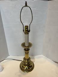 Vintage 1980's Stiffel Heavy Brass Table Lamp 26” | eBay