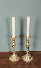 1910s ANTIQUE EDWARDIAN Pair of High-quality Brass Candlesticks - Etsy