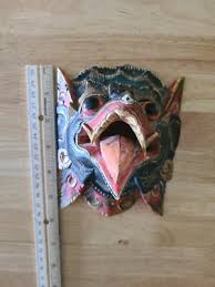 Balinese Wooden Figural of RangdaVintage decoration | eBay