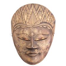 Sold at Auction: Bali Rangda Mask & Dewi Sri Masks + Java Mask
