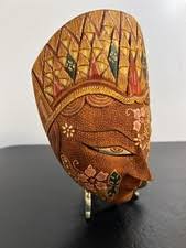 Handmade Wood Decorative Masks for sale | eBay