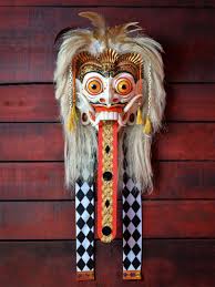 Rangda Bali Mask Balinese Witch Barong White Demon - Etsy