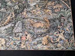 Original Balinese Traditional School Painting Harvest ...