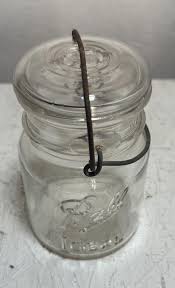 Vintage Ball Small and Large Ideal Wire Jar Clear Canning Glass With Lid - Etsy