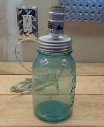 VTG Ball Perfect Mason Jar Electric Table Light Lamp ...