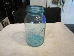 Vintage #6 Underlined Quart Aqua Blue Ball Perfect Mason Canning Jar 2 Lines #14 | eBay