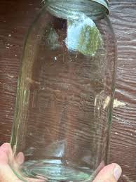 Rare Vintage 9” H Glass Mason Beaver Jar Mint! - Etsy