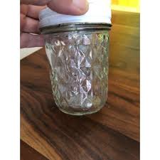 Vintage Ball Quilted Crystal Jelly Jar w Flower Lid | eBay