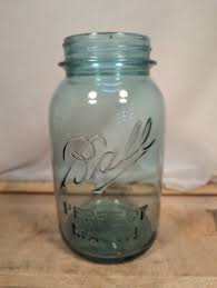 Vintage Blue Ball Quart Perfect Mason Jar # No 7 Kitchen ...