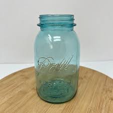 Vintage Ball Perfect Mason #3 Blue Canning Jar No Lid | eBay