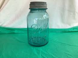 Ball Perfect Mason No 2 Aqua Blue Quart Jar With Screw-on ...