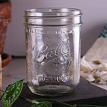 Amazon.com: Jarmazing Products Mason Jar Toothbrush Holder – Black – with 16 Ounce Ball Mason Jar – Made from Rust-Proof Stainless Steel : Home & Kitchen