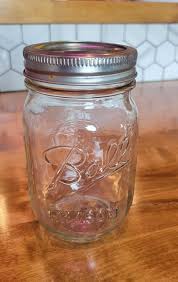 Vintage BALL Mason Jar: Embossed Fruit Design, 12 Oz - Etsy ...