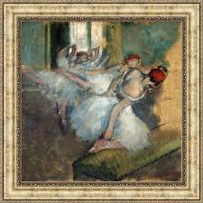 Edgar Degas "ballet Dancers" Framed Canvas Giclee Print ...
