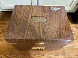 VINTAGE Ballonoff Industrial Security Lock Metal Box Brown ...