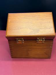 Handmade Wooden Recipe Box - Etsy Israel