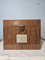 BALLONOFF Porta Personal File metal FILE BOX woodgrain look ...