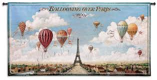 Ballooning Over Paris by Isiah and Benjamin Lane | Woven ...