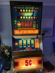 Vintage 1969 Bally RealCasino nickel Lucky 7s “one arm ...