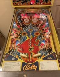 Bally Fireball Pinball Machine Home Model Works Needs Repair ...