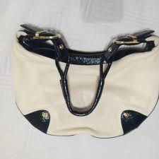 Bally | Bags | Bally White Black Bag Purse | Poshmark