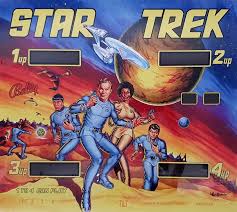 Star Trek pinball by Bally 1979.