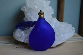 Vintage Matte Cobalt Shell Bottle - Kit – We Love Brass
