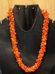 CARNELIAN NECKLACE UNCUT CHIPS SMOOTH 4-6 MM 18" INCH 1 NECKLACE | eBay