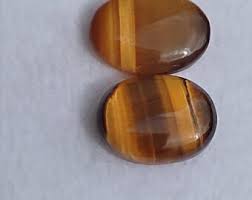 Flashy Tiger's Eye Palm Stone: Polished Gemstone - Etsy