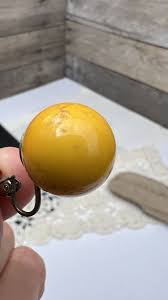 Vintage Yellow Wood Ball Clip On Earrings Costume Jewelry AS-IS Cond. 💛 | eBay