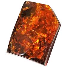 65,9g Huge Baltic Amber Ring Unique Baltic Amber Ring, Big Bold Amber . For Sale at Ruby Lane