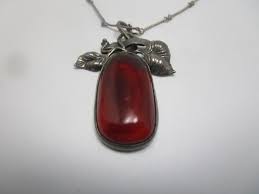 Native American Fancy Sterling Silver & Stone Necklace and ...