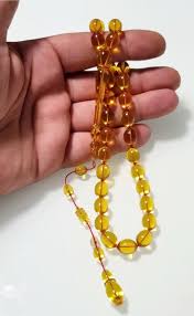 Tesbih Eski Alman Blok Zar Old German Bakelite Amber Misbaha Rosary Ahmet Özbek - Etsy