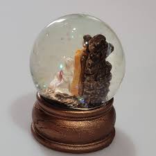 Snow Glitter Globe Decor Nativity Scene Christmas Baby Jesus ...