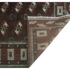 Fine Vintage Bokara Ernie Burgundy/Ivory Rug - 6'9" x 8'11 ...