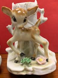 Bambi Tree Trunk Vase Pair Japan 1950s - Etsy