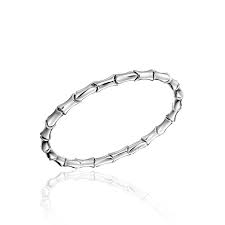 Chimento 18K Bamboo Spring bracelet in white gold - 154NGB