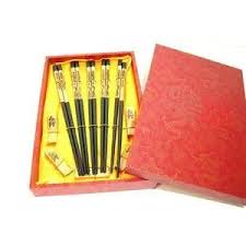 Vintage | Dining | Chinese Chopsticks In Decorative Red Wood Box Nib | Poshmark