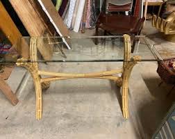 1970s Vintage Bamboo Console Table - Etsy