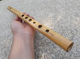 Simple Bamboo Flute in B Flat Major | Transverse Flute Tuned ...