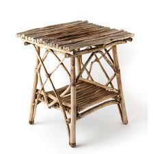 Vintage Adirondack Twig Table in Light Wood – Tori Jones ...