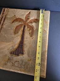 Vintage Handmade Hawaii - Muai Banana Leaf/Branches Album | eBay