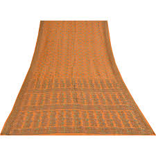 BKS 011- Pure Georgette Banarasi Saree With Gold Zari Work ...